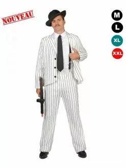 Déguisement Al Capone Blanc