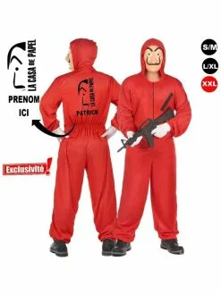 Déguisement Casa De Papel Personnalisé