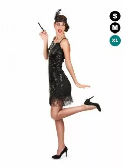 Déguisement Charleston Paillettes Noires