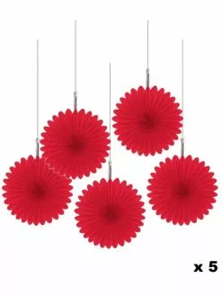 Lot De 5 Suspensions Rouge Casa De Papel