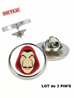 Pin's Casa De Papel X 3