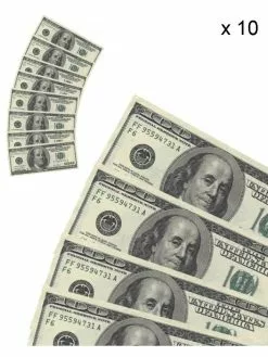 Serviettes Dollar X 10