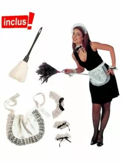 Set De Déguisement De Soubrette (6pièces)